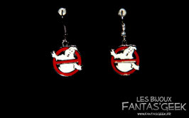 Boucles d'oreilles Ghostbusters