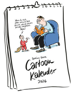 Cartoon-Kalender 2026