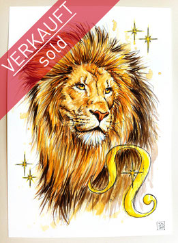 STERNZEICHEN LÖWE | zodiac lion | A4