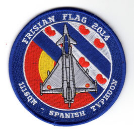 Patch Spanish AF 111 Squadron Frisian Flag 2014 EF2000