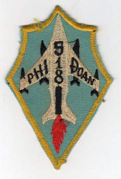 South Vietnam Air Force patch 518 Fighter Squadron A-1 Skyraider