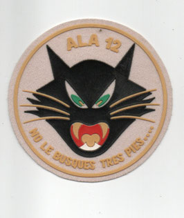 Spanish Air Force patch ALA 12 rubberized F-4 Phantom II period