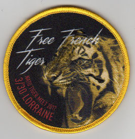 French Air Force patch EC 3/30 ´Lorraine´ NATO Tiger Meet NTM 2017 Rafale