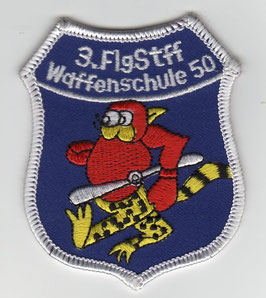 German Air Force patch Waffenschule 50 (Weapons School 50)   / 3. Staffel     reproduction