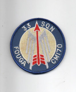 Belgian Air Force patch 33 Smaldeel Fouga CM.170 Magister