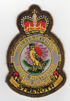 Royal Australian Air Force patch RAAF Williamtown crest vintage