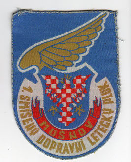 Czech Republic Air Force patch 1.SmDLP   -obsolete -