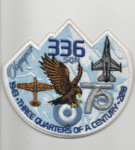 Hellenic Air Force patch 336 Squadron ´Olympos´ 75th Anniversary