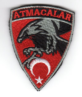 Turkish Air Force patch 182 Filo ´Atmaca´ (Hawks) red shield