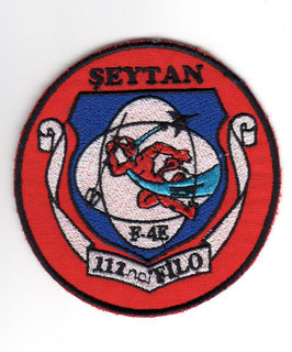 Turkish Air Force patch 112 Filo ´Seytan´ F-4E Phantom II Eskisehir