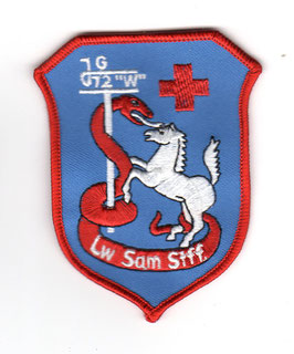 German Air Force patch JG 72 ´Westfalen´ Luftwaffen-San-Staffel´