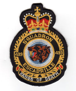 Royal Canadian Air Force crest patch 439 Escadrille (Squadron)