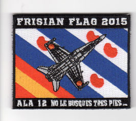Patch Spanish AF 15 Wing Frisian Flag 2015 EF-18