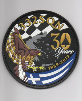 Hellenic Air Force patch 332 Squadron 30th Anniversary PVC