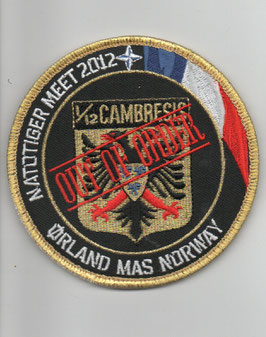 French Air Force patch EC 1/12 ´Cambresis´ NATO Tiger Meet NTM 2012 Orland Mirage 2000