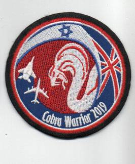 Israeli Air Force patch Cobra Warrior 2019
