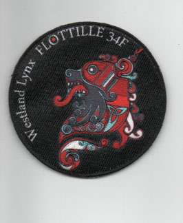 French Navy patch 34 Flotille Westland Lynx modern