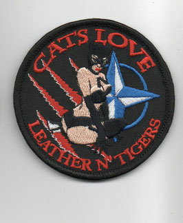 German Air Force patch TaktLwG 51 NATO Tiger Meet Cats Love Leather Tigers