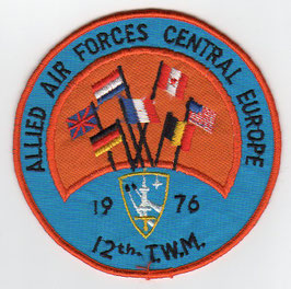 Patch Allied Air Forces Central Europe 12th Tactical Weapons Meet 1976