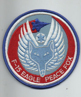 Israeli Air Force patch F-15 Eagle Peace Fox