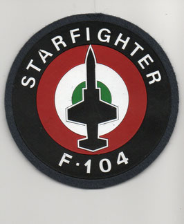 Italian Air Force patch F-104 Starfighter roundel plastic