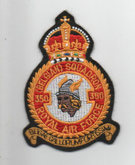 Belgian Air Force crest patch 350 Squadron