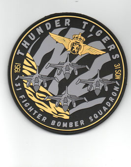 Belgian Air Force patch 31 Squadron ´Thundertigers´ Display Team F-16 Fighting Falcon