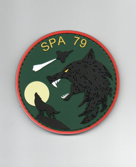 French Air Force patch Escadrille SPA 79 ´Tête de loup´ EC 1/4 ´Gascogne´Rafale