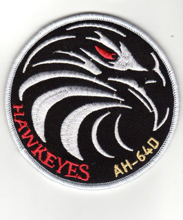 Royal Netherlands Air Force patch 301 Squadron "Hawkeyes Flight" AH-64D Apache