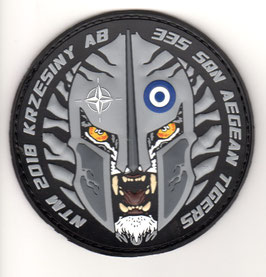Greek Hellenic Air Force patch 335 Squadron NATO Tiger Meet 2018