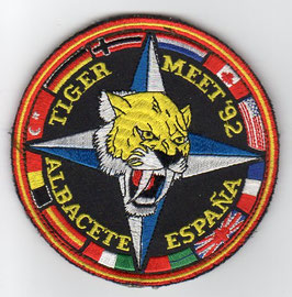 Spanish Air Force patch ALA 14 NATO Tiger Meet 1992 Albacete Mirage F.1