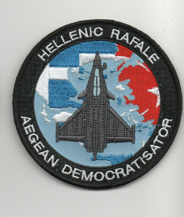 Greek Hellenic Air Force patch Hellenic Rafale - Aegean Democratisator