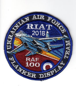 Ukrainian Air Force patch Su-27 Flanker Display RIAT 2018