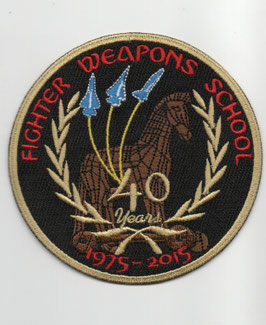 Hellenic Air Force patch Fighter Weapons School 40th Anniversary