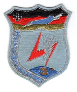 German Air Force patch Decimomannu detachment F-104 / Fiat G.91   ~1970s