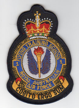 Royal Australian Air Force crest patch No.1 Flying Training School   - disbanded -