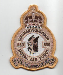 Belgian Air Force crest patch 350 Smaldeel