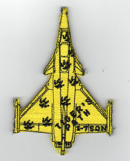 French Air Force patch EC 1/7 ´Provence´ Rafale silhouette tiger foot path NTM NATO Tiger Meet