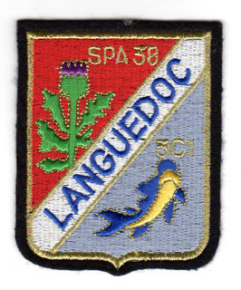 French Air Force patch EC 3/7 ´Languedoc´ Jaguar A/E period vintage