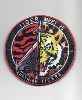 Austrian Air Force patch NATO Tiger Meet 2025 Beja