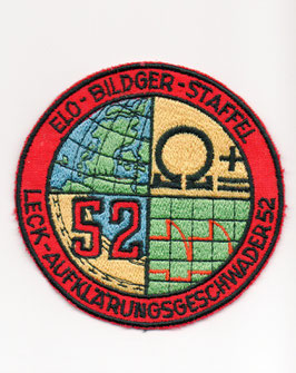 German Air Force patch AG 52 ELO-BILDGERÄTE-STAFFEL RF-4E Phantom II Leck AB