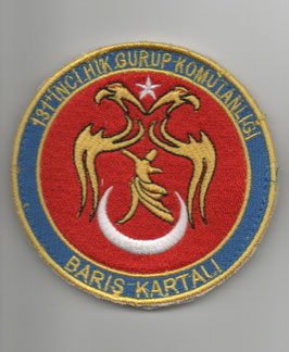 Turkish Air Force patch 131inci Grup Komutanligi E-7 Wedgetail Konya