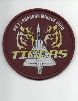 Indian Air Force No.1 Squadron ´Tigers´ Ops patch Mirage 2000