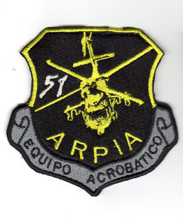 Colombian Air Force patch Grupo de Combate 51 - Equipo Acrobatico "Arpia" -