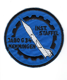 German Air Force patch JaBoG 34 Inst.-Staffel F-104G Starfighter