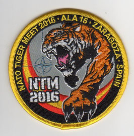 Spanish Air Force patch ALA 15 NATO Tiger Meet 2016 Zaragoza