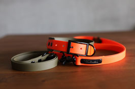 Mix & Match Set: Breites Biothane Halsband & Leine
