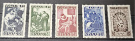 1949 Volkshilfe Gemälde postfrischer Satz