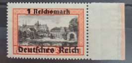 1939 Danzig Abschied Aufdruck 1 RM auf1 G postfrisch