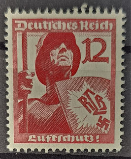 1937 Luftschutz  12 Pfg postfrisch